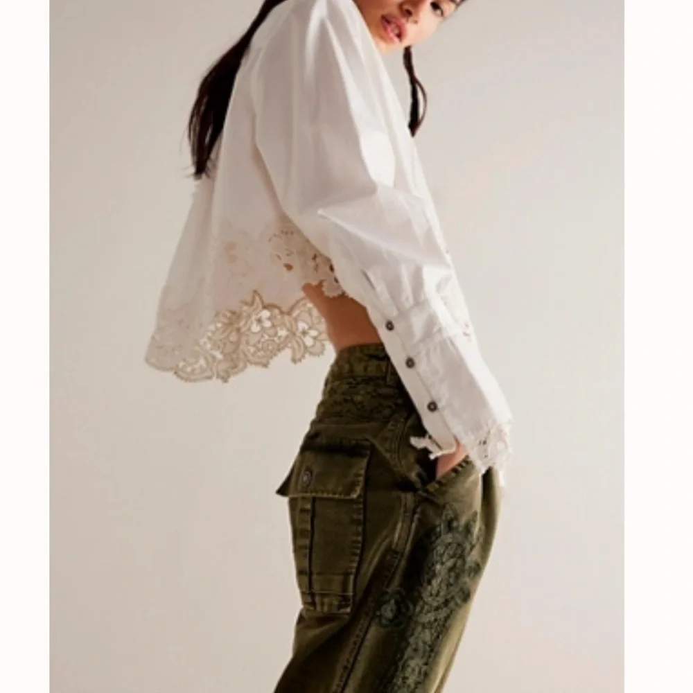 Fated Lands Harem Pants- Olive - Picture 7 of 9